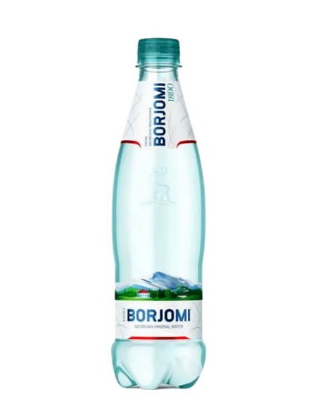 AGUA CON GAS,BORJOMI 500ML(PLASTRIC)