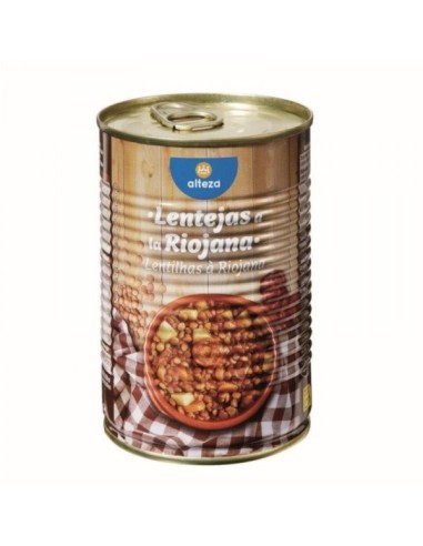 PLATO DE LENTEJA RIOJANA,ALTEZA 430G