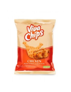 PATATAS CHIPS POLLO,VIVA 100G