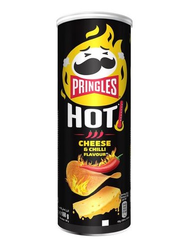 PRINGLES HOT CHILE CHEESE  160GR.