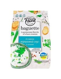 CRUTONES CON SABOR NATA Y HIERBAS FLINT BAGUETTE 90G
