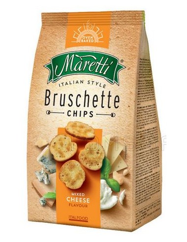 BRUSCHETTAS MEZCLA DE QUESOS MARETTI 70G