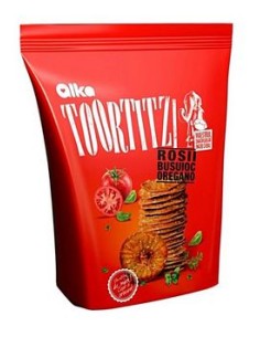 TORTITAS TOMATES ALBAHACA Y OREGANO ALKA 80 G 