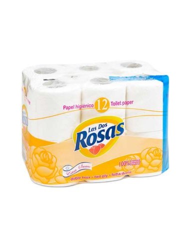 P.HIG.DERMIA BLANCO DOS ROSA 12un