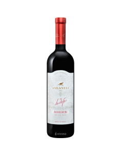 VINO TINTO SEMI DULCE "AJASHENI ASKANELI" 12.5% ,750ML