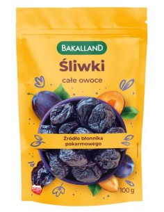 CIRUELAS SECAS (FRUTA ENTERA),BAKALLAND 100G