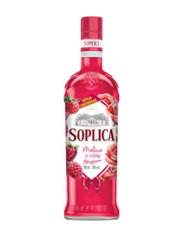 VODKA DE FRAMBUESA  SOPILCA 28% 500ML