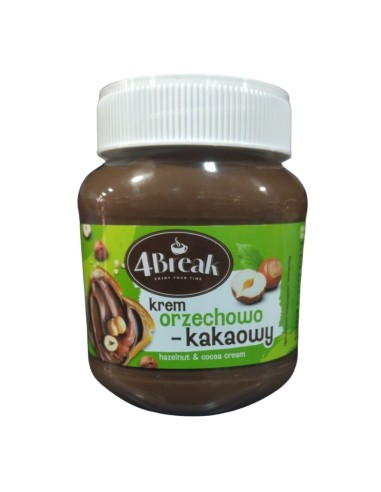  CREMA DE AVELLANA Y CACAO ,4BREAK 350G