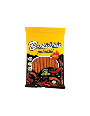 PALITOS BESKIDZKIE SABOR CHILLI Y LIMA AKSAM 60g