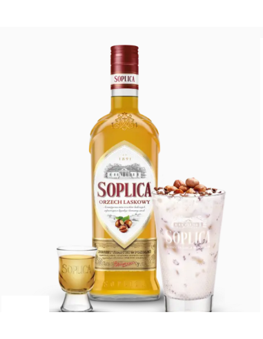 VODKA DE AVELLANA SOPLIKA 28%,500ML