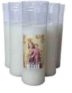 VELON  VIRGEN DEL CARMEN BLAMCO DOS ROSA