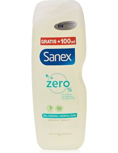 SANEX GEL 600+150ML.ZERO P.NOR MAL