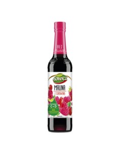 JARABE DE FRAMBUESA Y ARANDANOS ROJOS LOWICZ  400ML