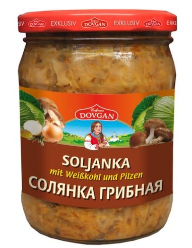 SOPA CON COL Y CHAMPIÑONES SOLJANKA...