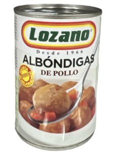 ALBONDIGAS POLLO LOZANO BOTE 425 GRS