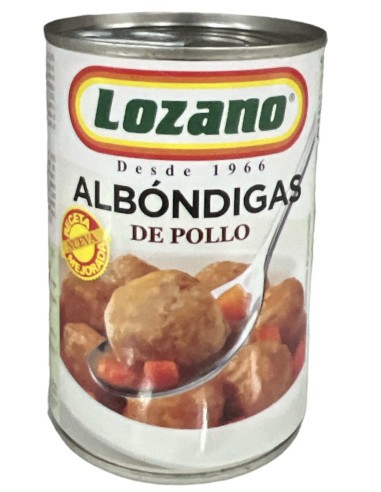 ALBONDIGAS POLLO LOZANO BOTE 425 GRS