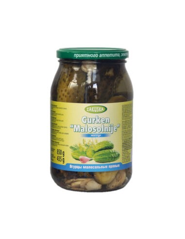 PEPINO POCO SALADO PRANIE,ZACUSKA 900G