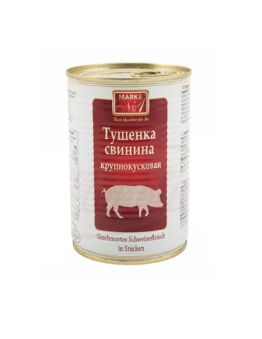 CARNE DE CERDO ESTOFADA,MARKE N1 400g