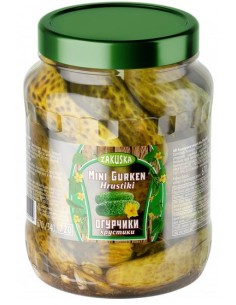 PEPINOS EN VINAGRE JRUSTIKI ZAKUSKA 670G/720ML