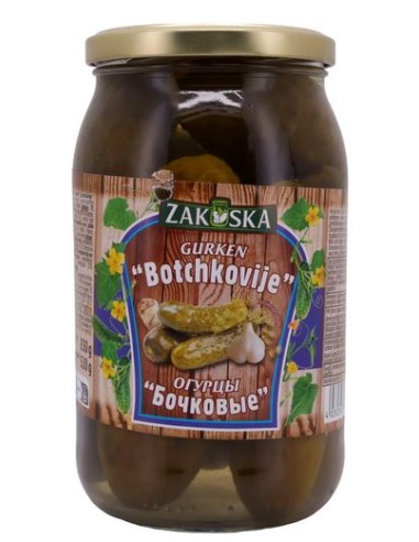 PEPINOS DE BARRIL,ZAKUSKA 860/520GR