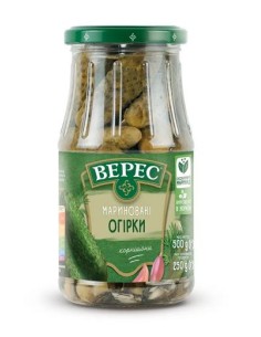 PEPINILLOS MARINADOS LIGERAMENTE AGRIOS VERES 770G