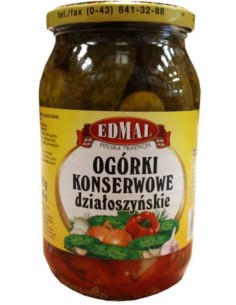 PEPINOS ENSCURIDOS CON ESPECIAS Y ADITIVOS,EDMAL 820G