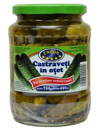 PEPINILLOS EN VINAGRE ENCON 660G