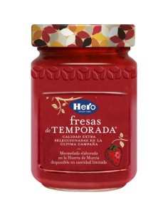 MERMELADA FRESA TEMPORADA  ,HERO 350G