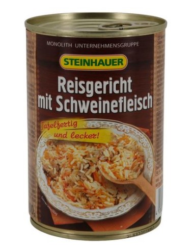 ARROZ CON CARNE DE CERDO,STEINHAUER 400g