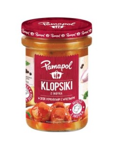 ALBONDIGAS CARNE DE PAVO EN SALSA DE TOMATE PAMAPOL 500G