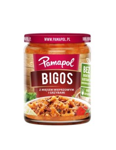 BIGOS POLACO CON CARNE DE CERDO Y SETAS, PAMAPOL 500 G 