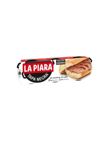 FOIE-GRAS PIARA TAPA NEGRA 75 GR. PAK 3