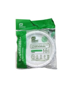 PLATO REUT.POSTRE 17CM 15UN