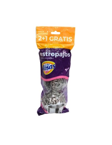 2R.ESTROPAJO INOXIDABLE 2+1 RE