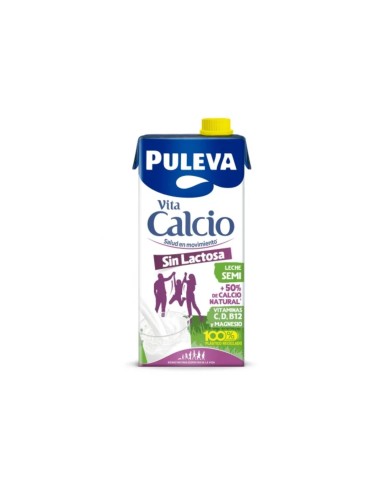 LECHE PULEVA SIN LACTOSA SEMI BRIK 1 LT