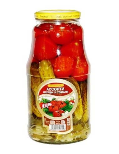 ASORTI DE PEPINO/TOMATE,STEINHAUER 925G