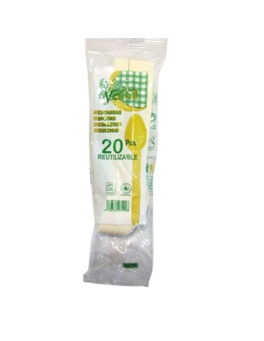 CUCHARA PLASTICO 20un