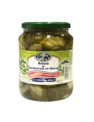 ENCON ENSALADA PEPINILLOS ENELDO 650G