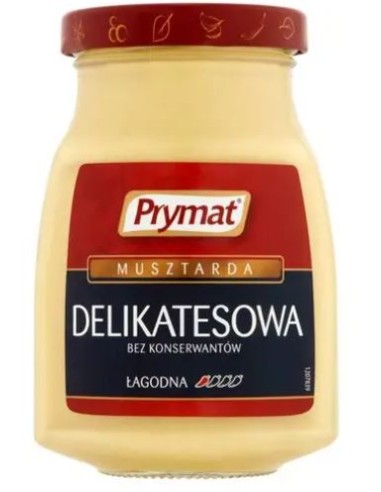 MOSTAZA DELIKATESOWA,PRYMAT 185G