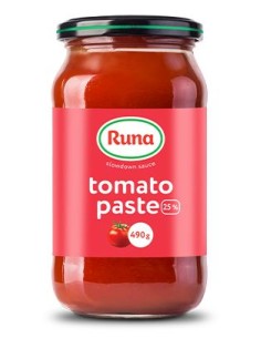 PASTA DE TOMATE 25% RUNA 490G