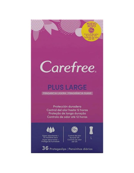 SALVA SLIP PLUS LARGE,CAREFREE 36UN