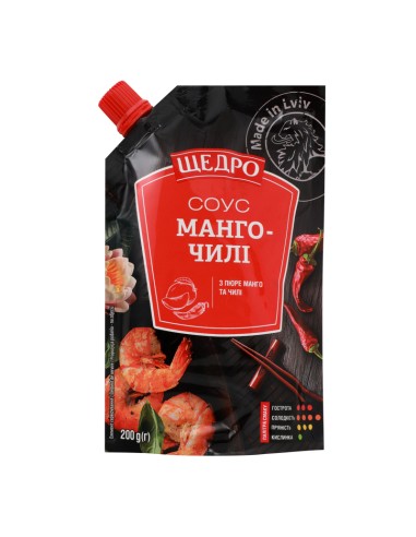 SALSA MANGO-CHILI SCHEDRO 200G