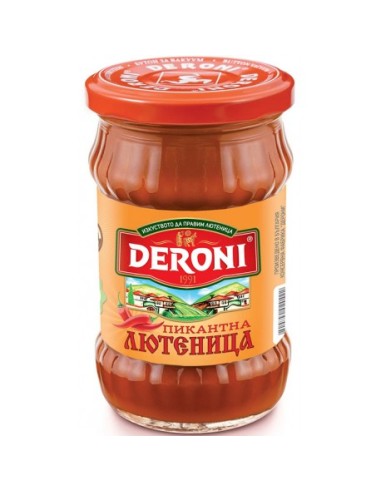 SALSA LYUTENITSA PICANTE DERONI 260G