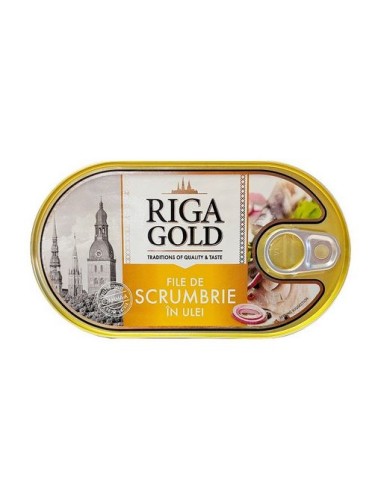 FILE DE CABALLA EN ACEITE,RIGA GOLD 190G