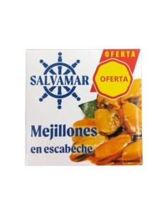MEJILLONES EN ESCABECHE,SALVAMAR 78G
