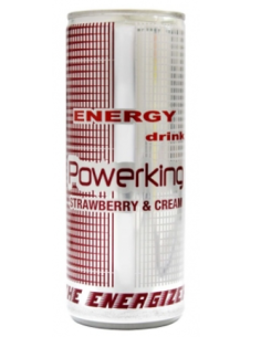 BEBIDA ENER.STRAWBERRY/CREAM,POWER KING 330ML