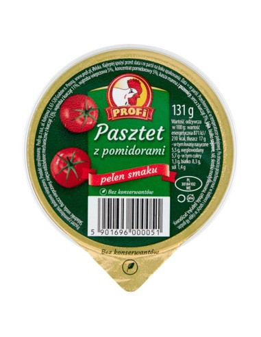 PATE DE AVE CON TOMATE PROFI 131G