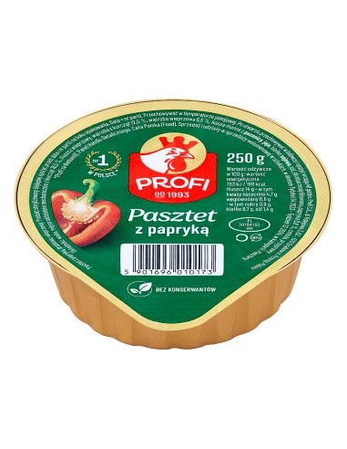  PATE DE AVE CON PIMIENTOS PROFI 250 G