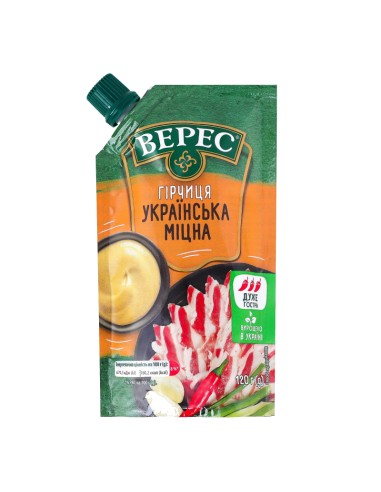 MOSTAZA "UCRANIANA" FUERTE,VERES 120G