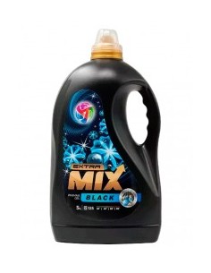 DETERGENTE LIQUIDO GEL BLACK ,EXTRA MIX 5L